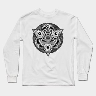 Moon Dust and Pyramids Long Sleeve T-Shirt